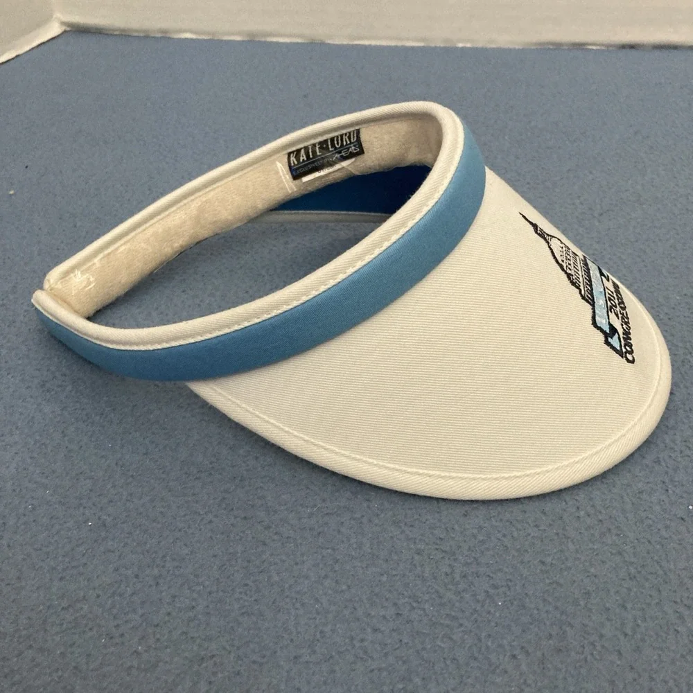 Kate Lord Women's‎ White & Blue U.S. Open 2011 Congressional Golf/Tennis Visor